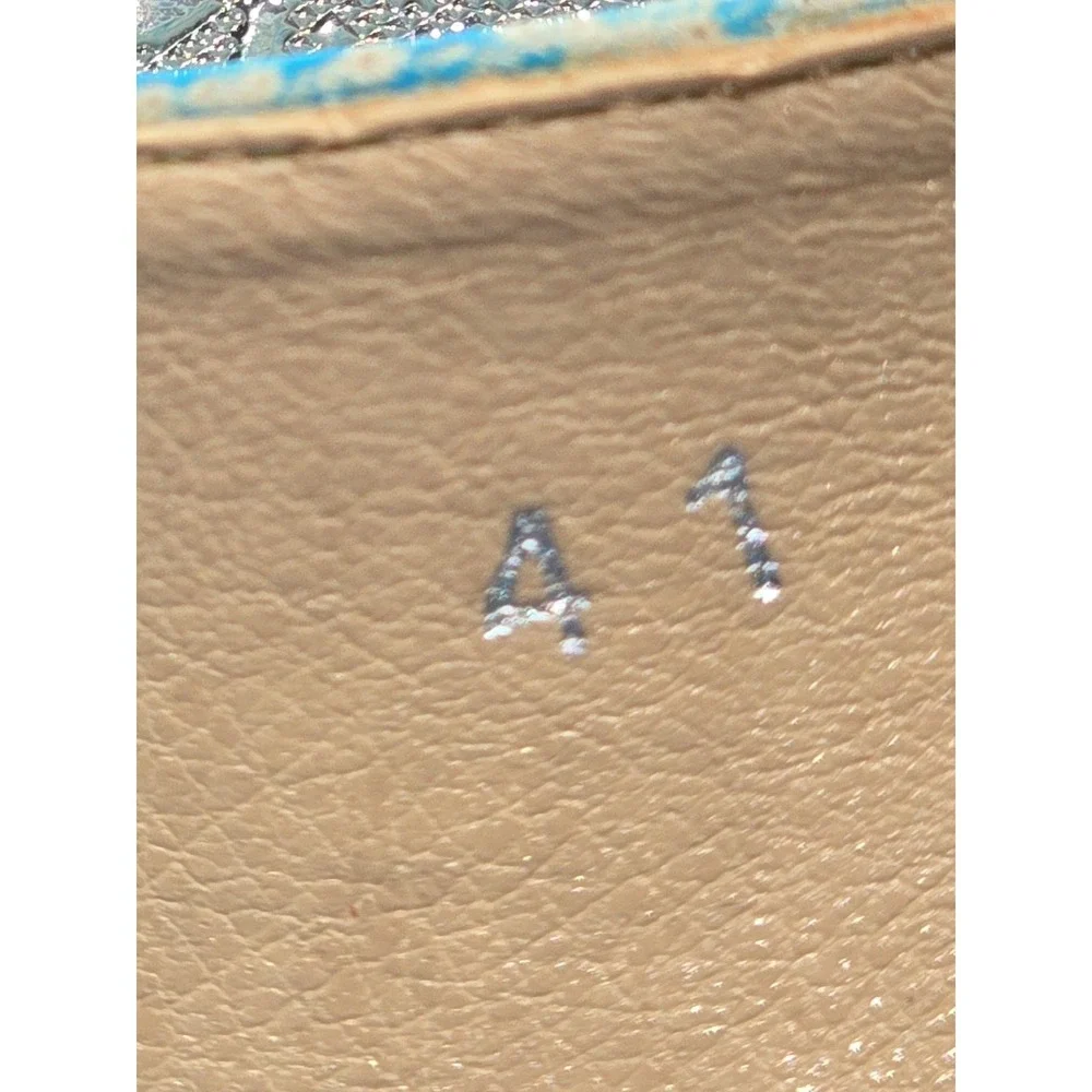 Women's Art Company Mary Jane Heels Block Heel Colorful Leather‎ Shoes Size 10 - Picture 5 of 6